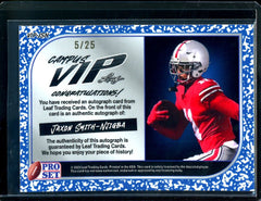 2023 Leaf Pro Set Metal Jaxon Smith-Njigba Campus VIP Auto /25 Ohio State