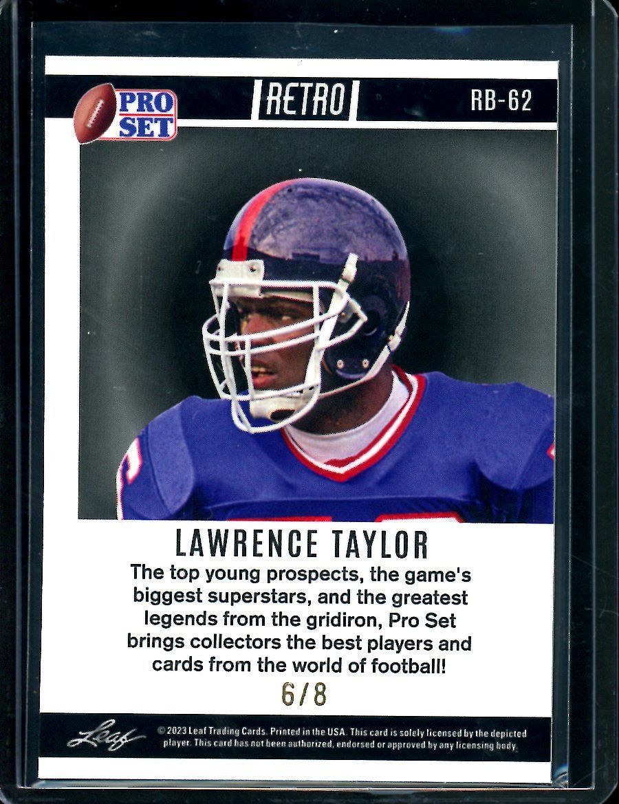 2023 Leaf Pro Set Metal Lawrence Taylor Ice /8 Giants