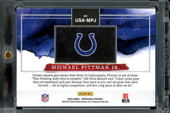 2023 Panini Impeccable Michael Pittman Jr. Troy Silver Oz. Bar /20 Colts