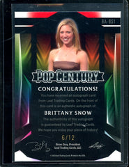 2023 Leaf Pop Century Brittany Snow Auto Choice /12