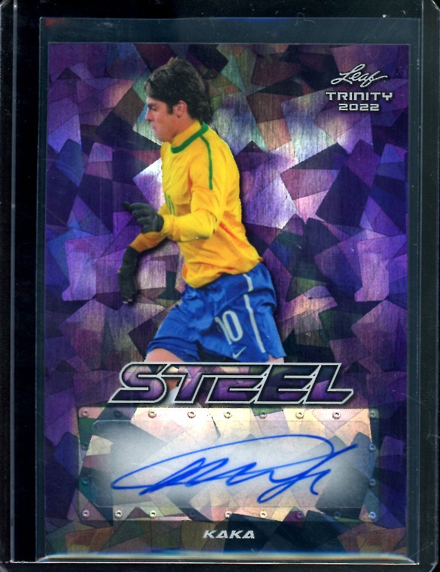2022 Leaf Trinity Soccer Kaka Steel Auto /4