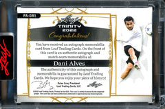 2022 Leaf Trinity Soccer Dani Alves Patch Auto Green /8