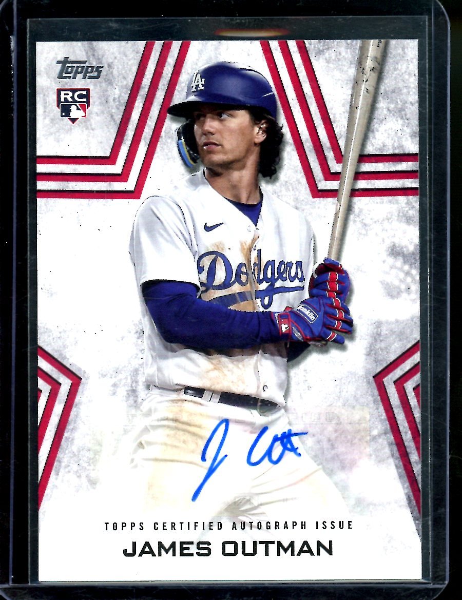 2023 Topps James Outman Rookie Auto Dodgers
