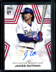 2023 Topps James Outman Rookie Auto Dodgers