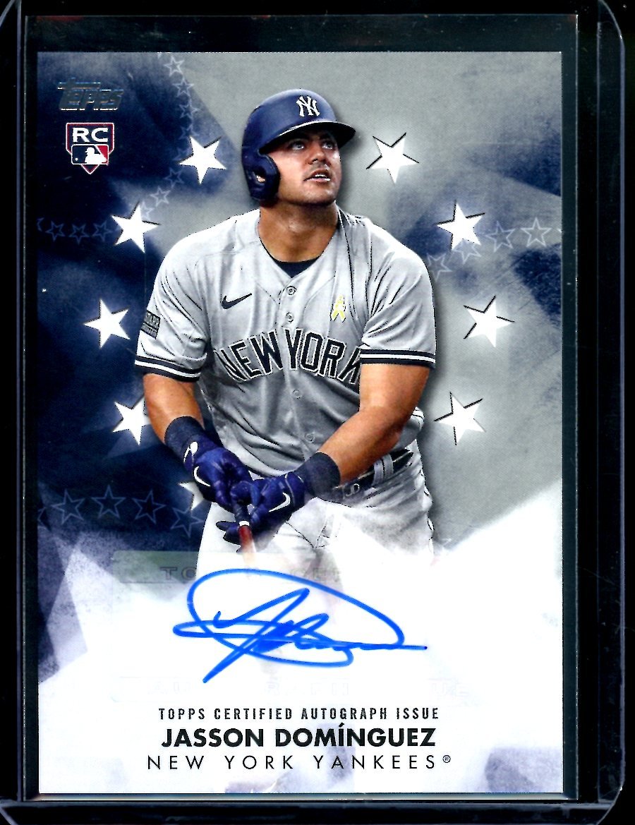 2024 Topps Series 1 Jasson Dominguez Rookie Auto Yankees
