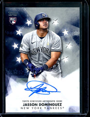 2024 Topps Series 1 Jasson Dominguez Rookie Auto Yankees