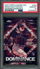 2023 Topps Chrome Masataka Yoshida Rookie Dominance PSA 10 Red Sox