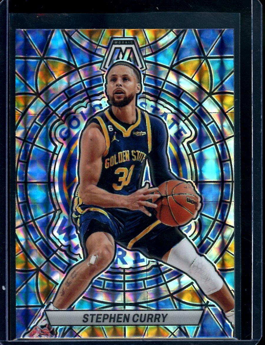 2022/23 Panini Mosaic Stephen Curry Stained Glass SSP Warriors