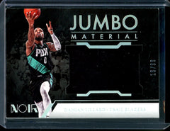 2022/23 Panini Noir Damian Lillard Jumbo Materials Patch /99 Trail Blazers