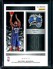 2022/23 Panini Noir Grant Hill Reigning Nights Auto /49 Magic