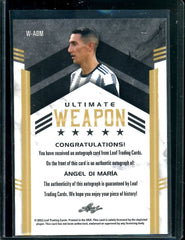 2022 Leaf Ultimate Soccer Angel Di Maria Ultimate Weapon Auto /10