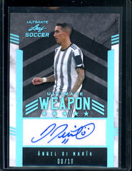 2022 Leaf Ultimate Soccer Angel Di Maria Ultimate Weapon Auto /10