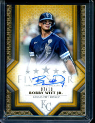 2023 Topps Five Star Bobby Witt Auto Gold /10 Royals