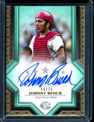 2023 Topps Five Star Johnny Bench Auto /75 Reds