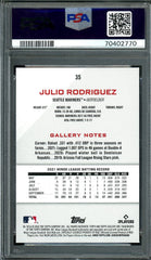 2022 Topps Gallery Julio Rodriguez Rookie PSA 10 Mariners