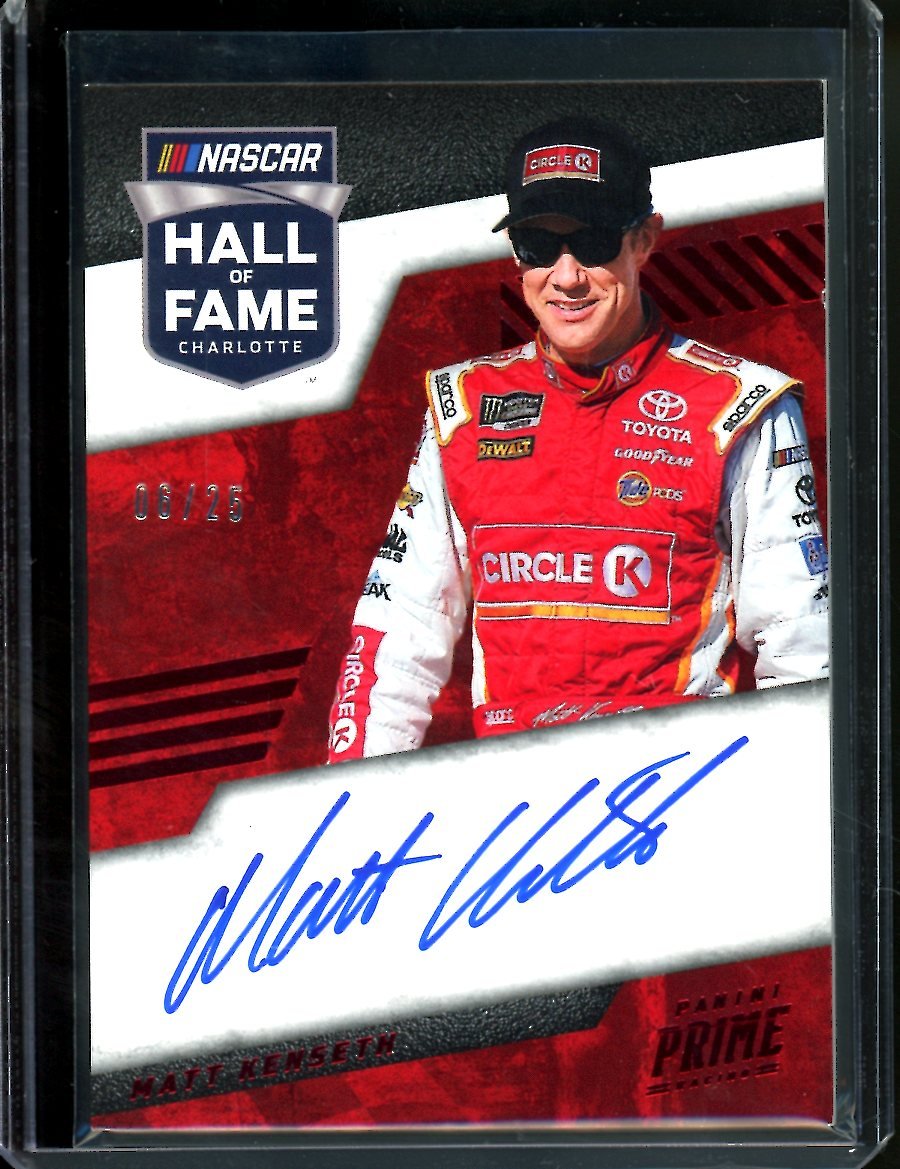 2023 Panini Prime Racing Matt Kemseth Hall of Fame Auto /25 NASCAR