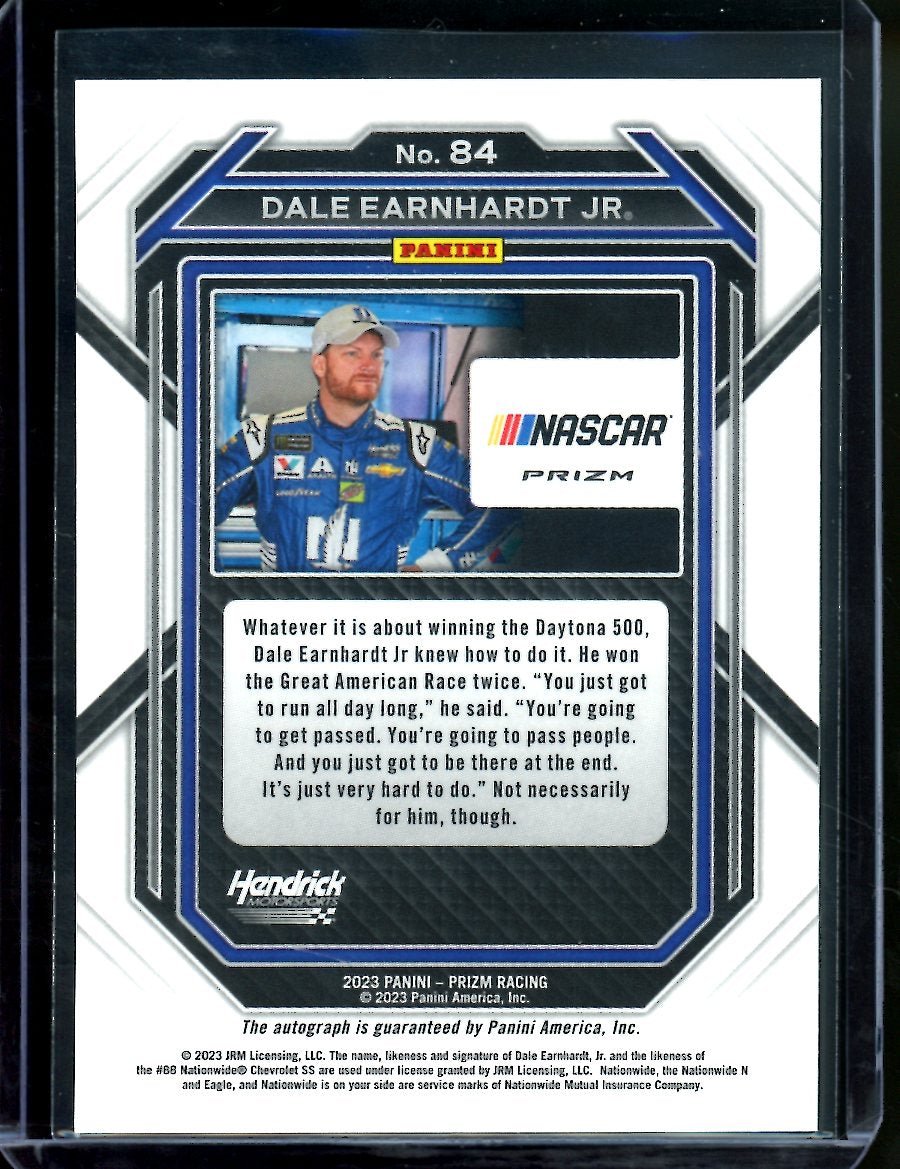2023 Panini Prizm Racing Dale Earnhardt Jr. Silver Auto NASCAR