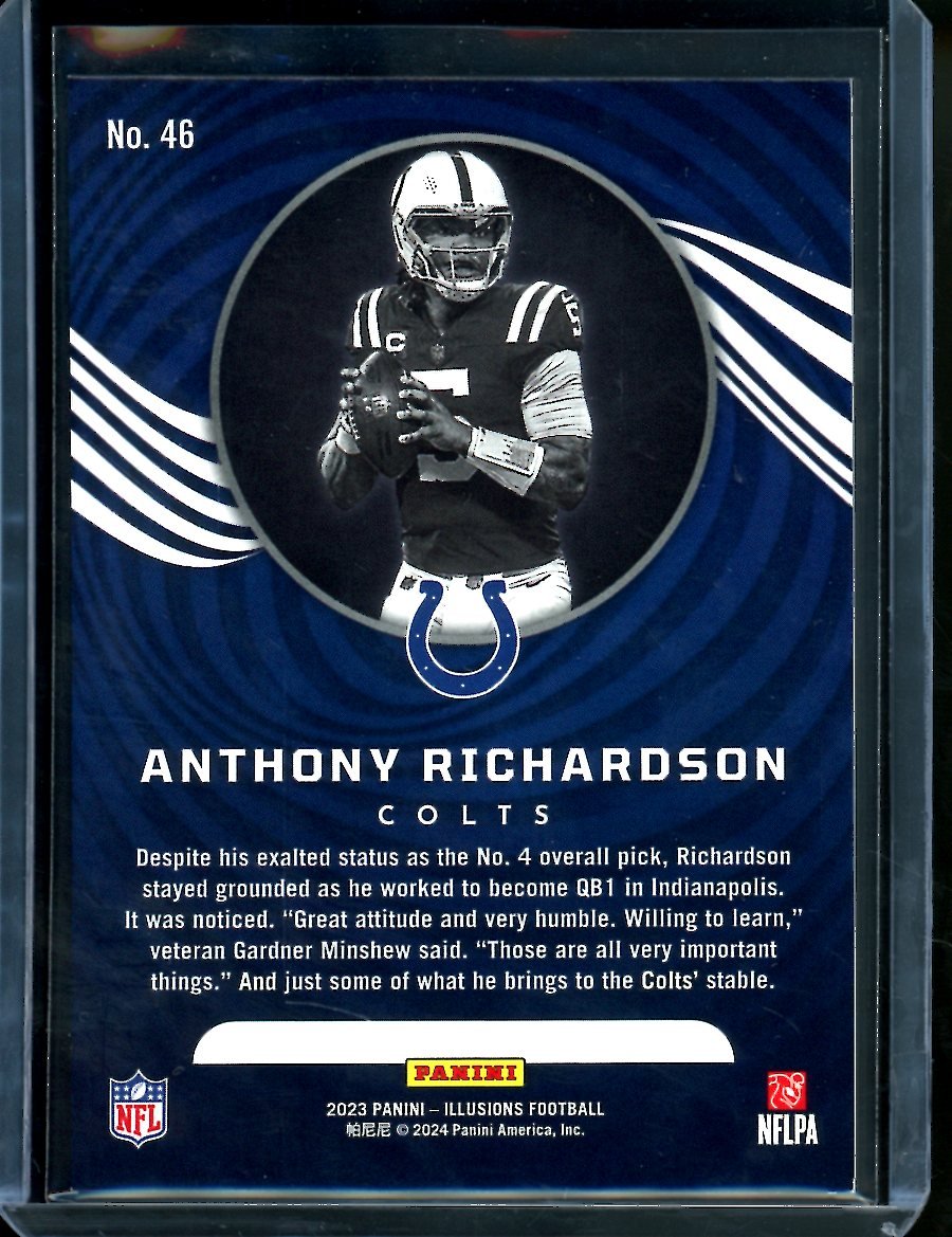 2023 Panini Illusions Anthony Richardson Rookie Colts