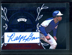2023 Leaf Sports Heroes Ralph Garr A Season to Remember Auto /4 Braves