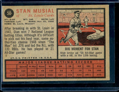 1962 Topps Stan Musial #50 Cardinals