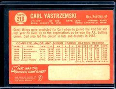1964 Topps Carl Yastrzemski #210 Red Sox