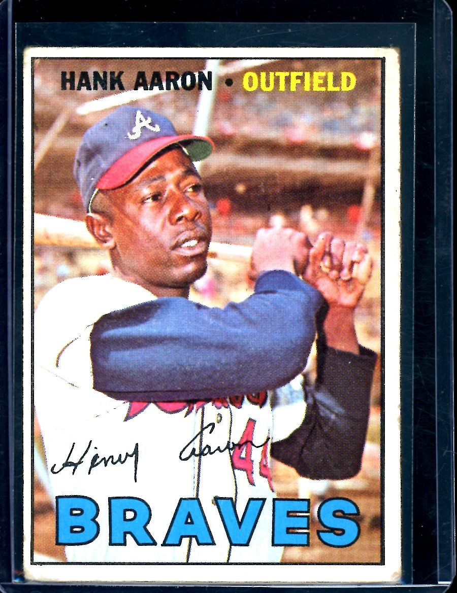 1967 Topps Hank Aaron #250 Braves