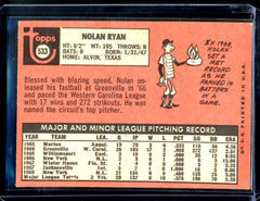 1969 Topps Nolan Ryan #533 Mets 3