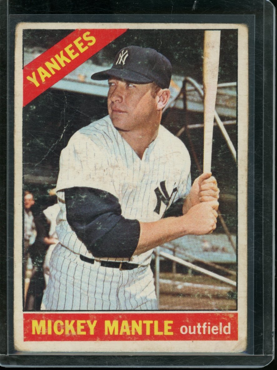 1966 Topps Mickey Mantle #50 Yankees