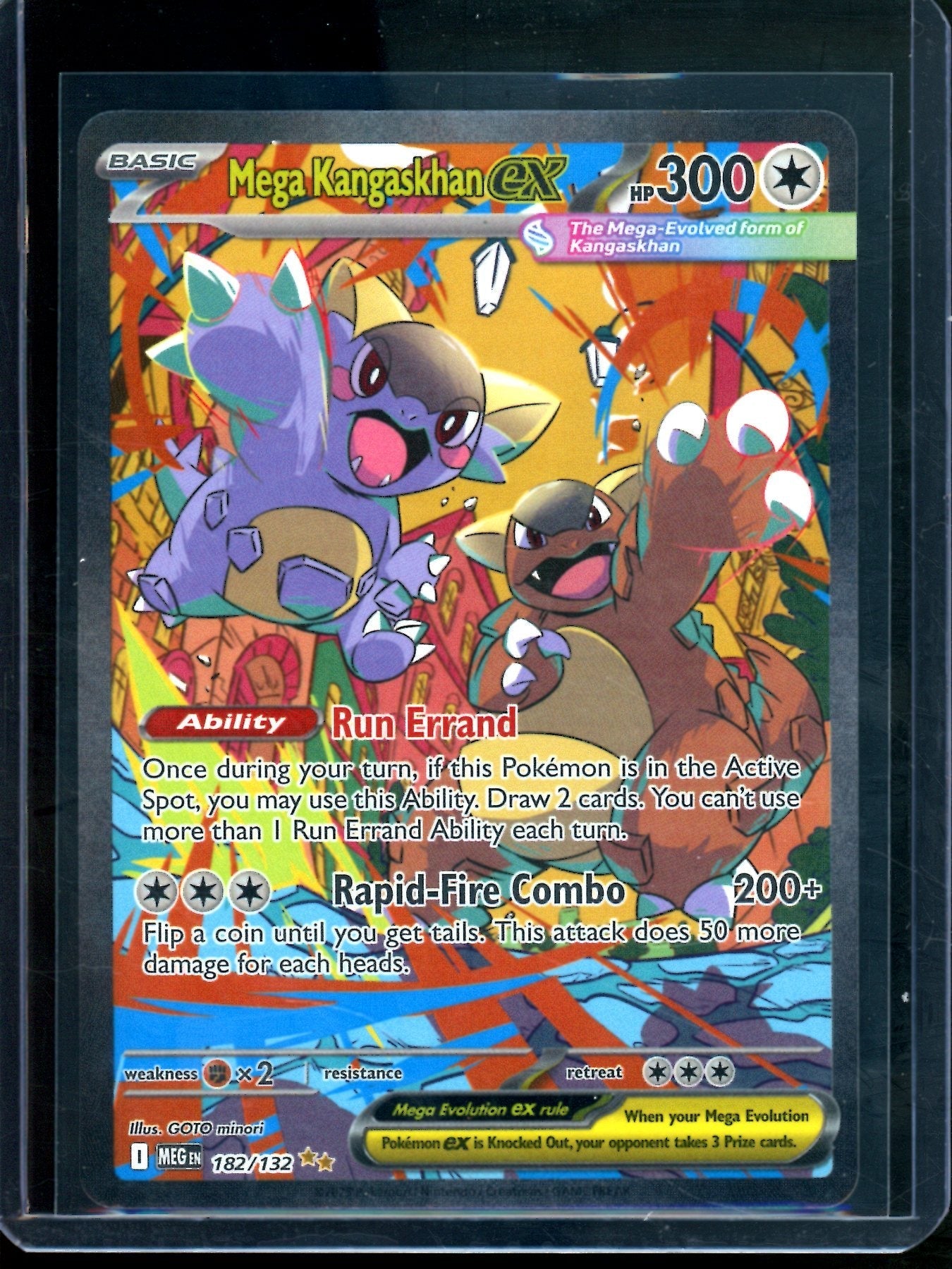 2025 Pokemon Mega Evolution Mega Kangaskhan EX 182/132
