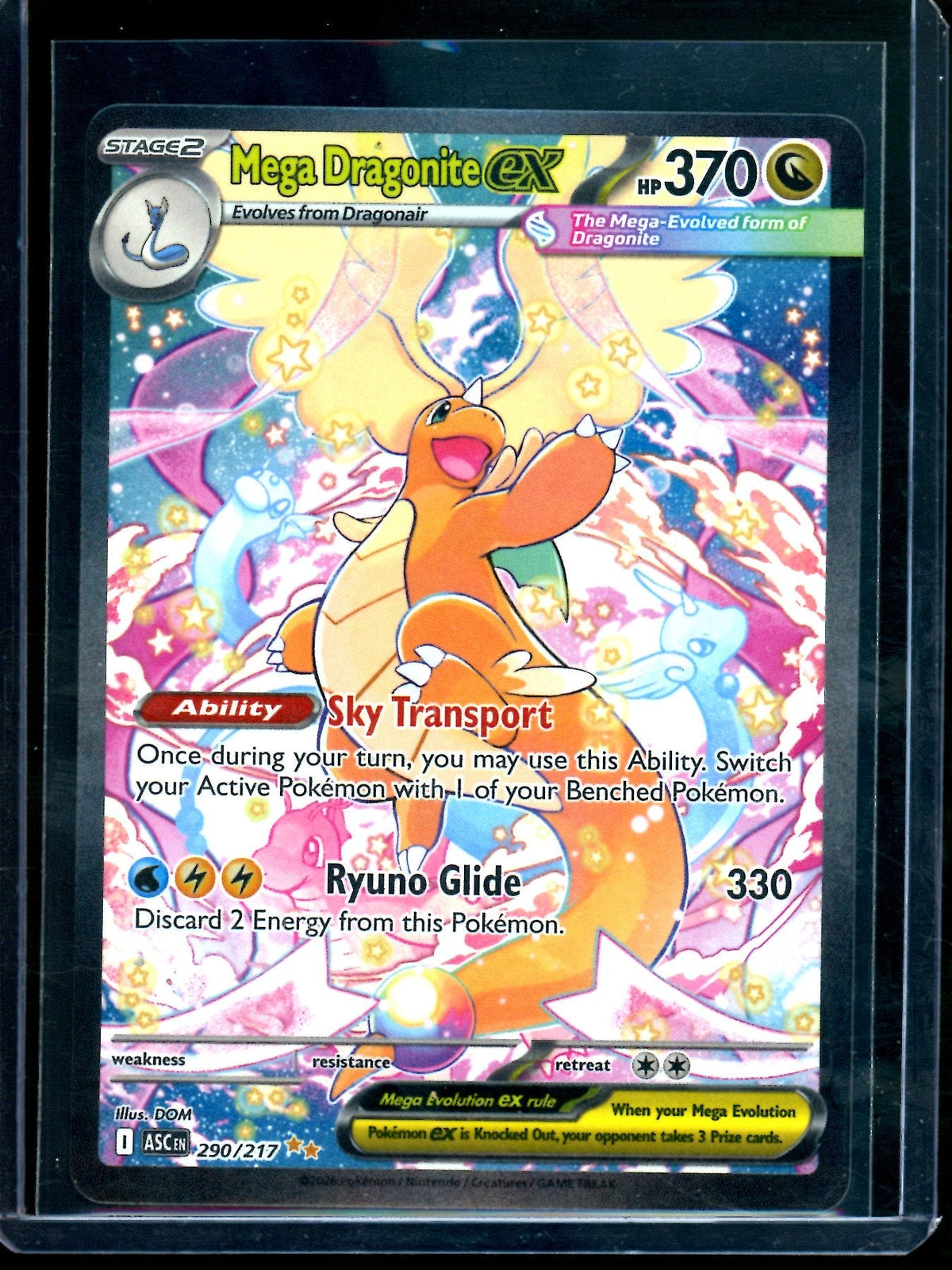 2026 Pokemon Ascended Heroes Mega Dragonite EX 290/217