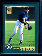 2001 Topps Flagship Ichiro Rookie Card #726 Mariners