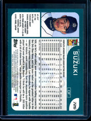 2001 Topps Flagship Ichiro Rookie Card #726 Mariners