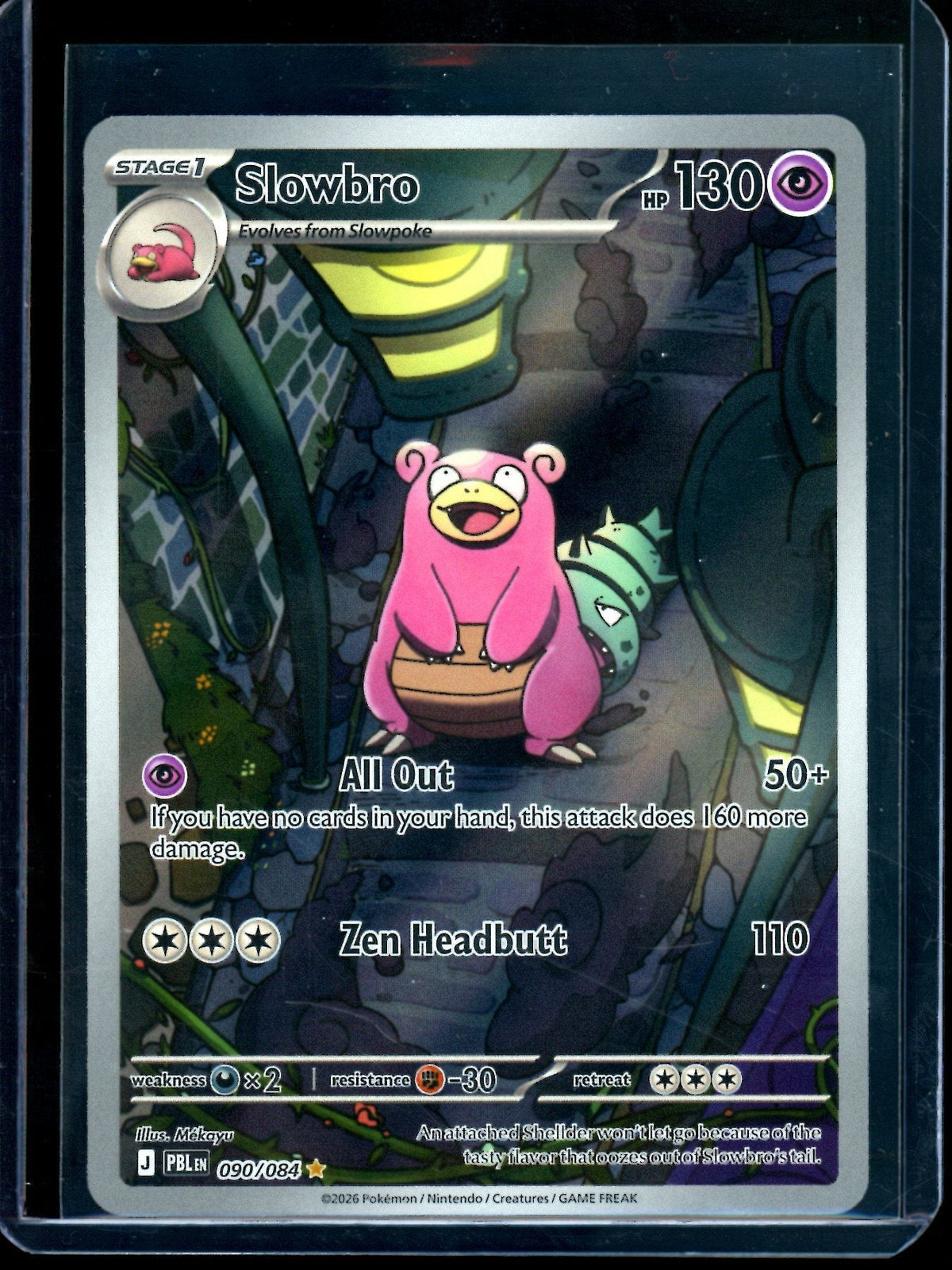 2026 Pokemon Pitch Black Slowbro 090/084