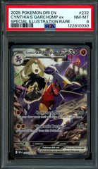 2025 Pokemon Destined Rivals Cynthia's Garchomp EX 232/182 PSA 8