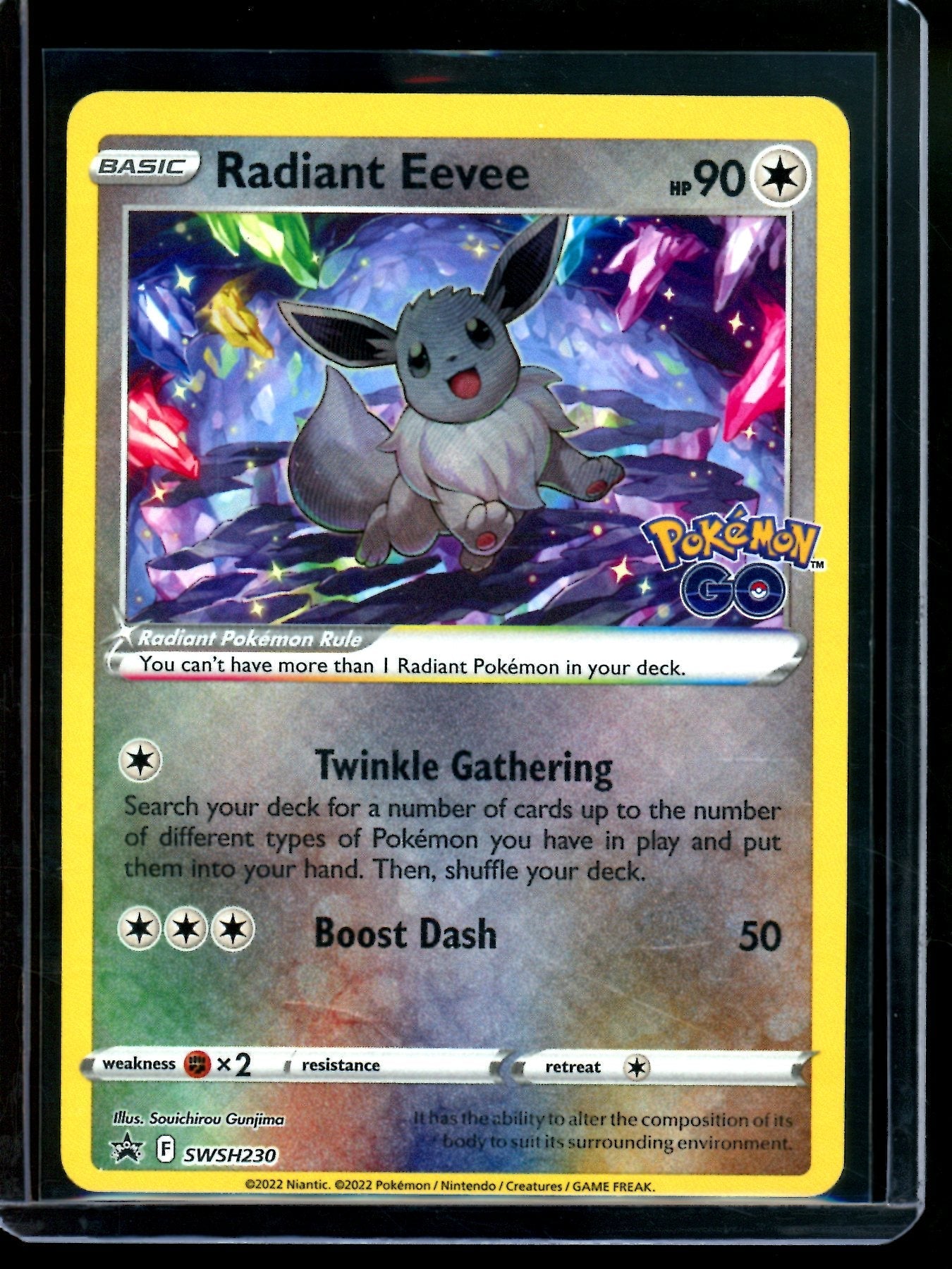 2022 Pokemon Go Radiant Eevee SWSH230