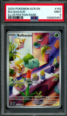 2024 Pokemon Stellar Crown Bulbsaur 143/142 PSA 9