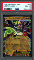 2026 Pokemon Perfect Order Mega Zygarde EX 047/088 PSA 10