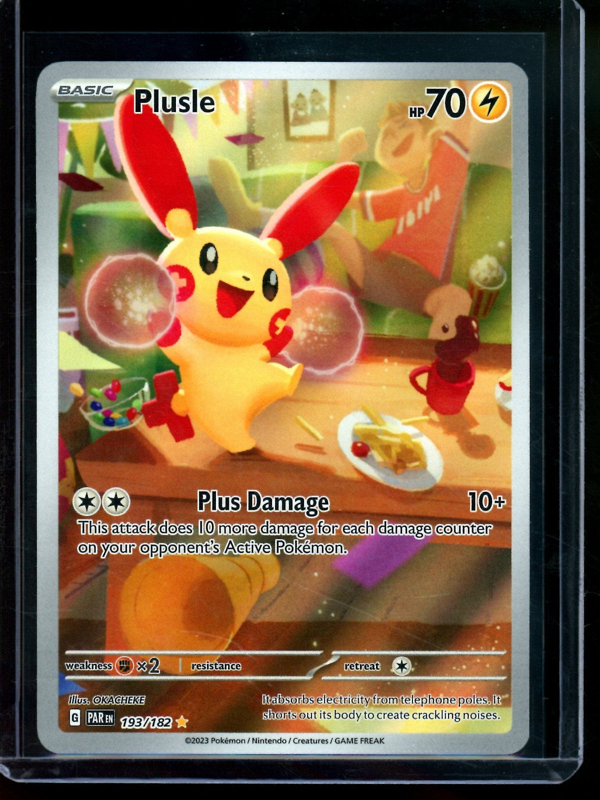 2023 Pokemon Paradox Rift Plusle 193/182