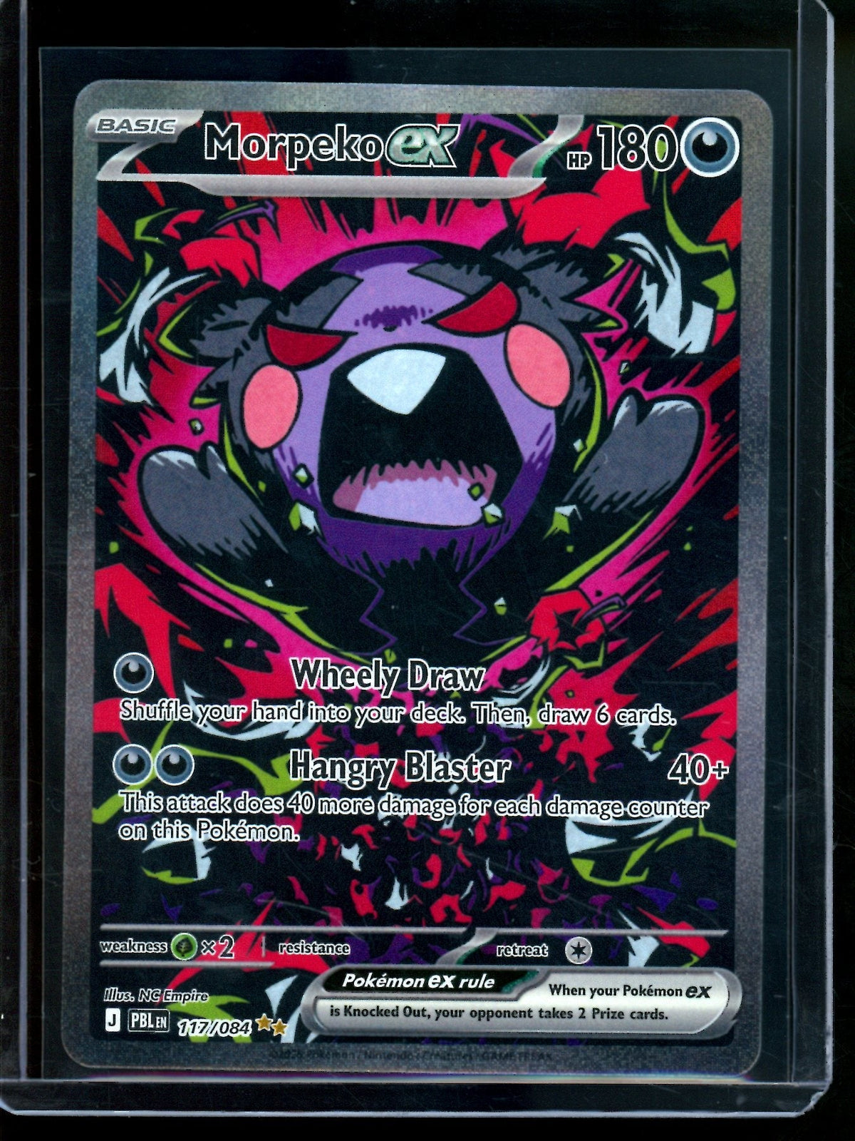 2026 Pokemon Pitch Black Morpeko EX 117/084