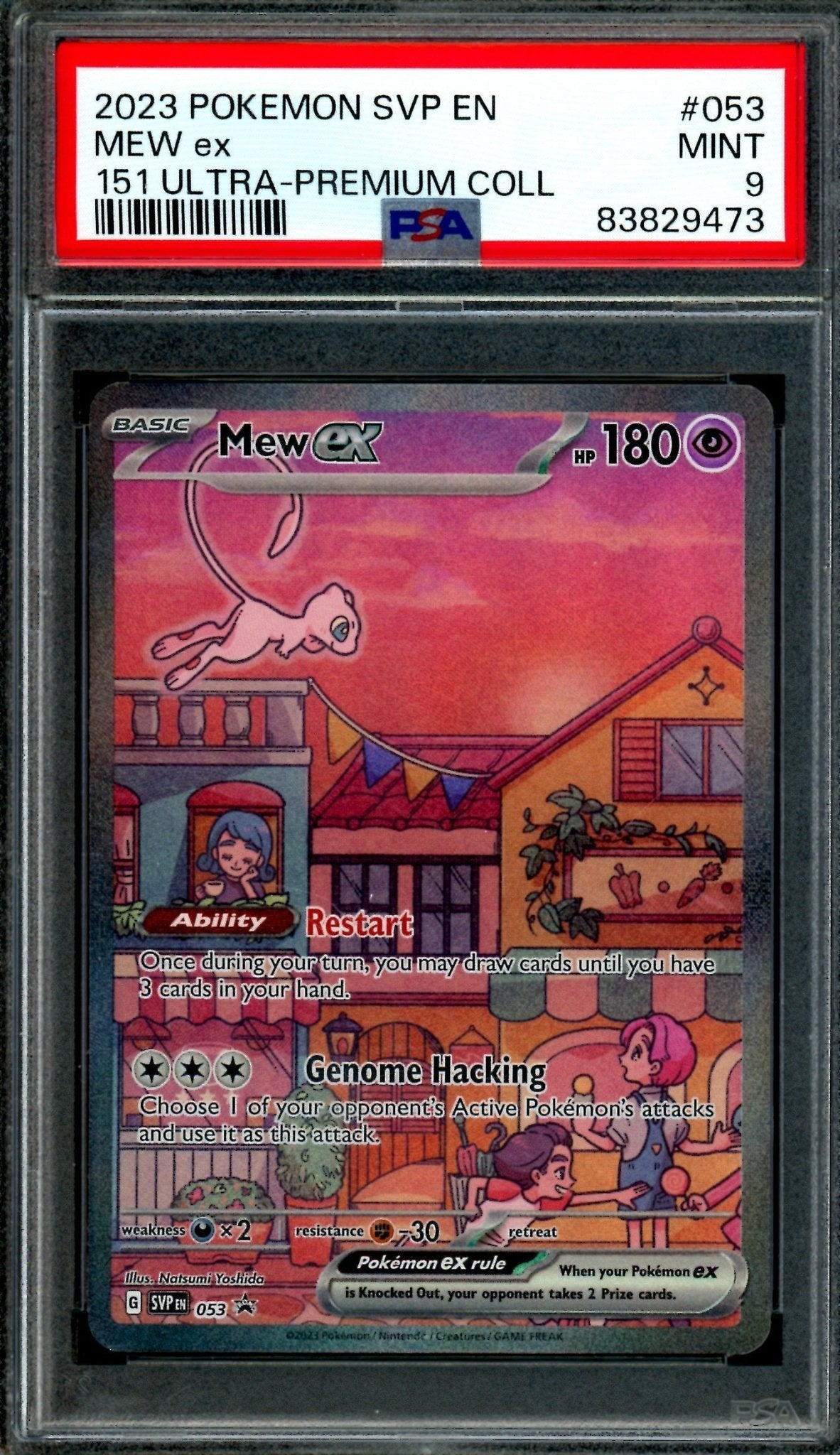 2023 Pokemon 151 Mew EX 053 Promo PSA 9