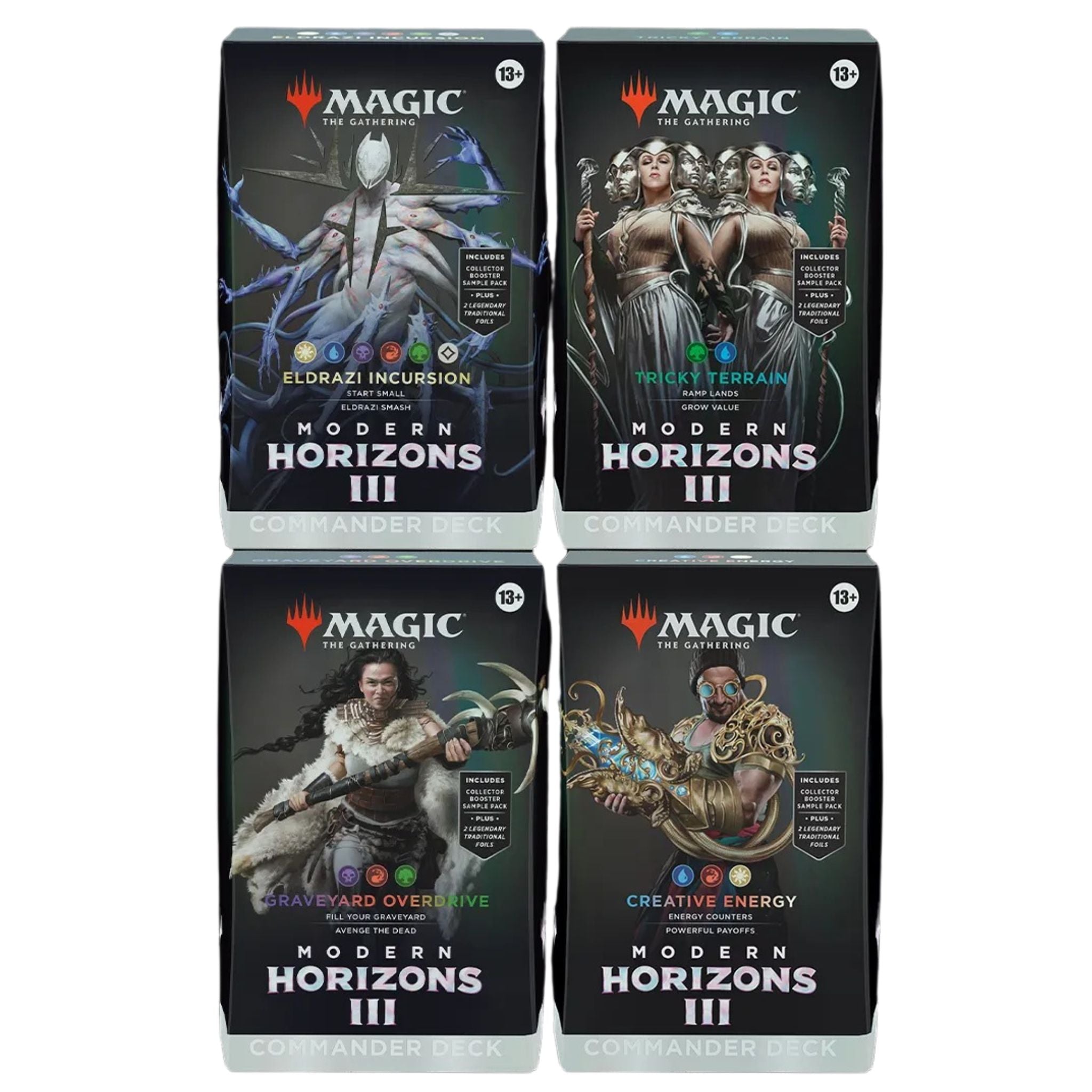 Magic The Gathering Modern Horizons 3 Commander Deck Set (4 Decks)