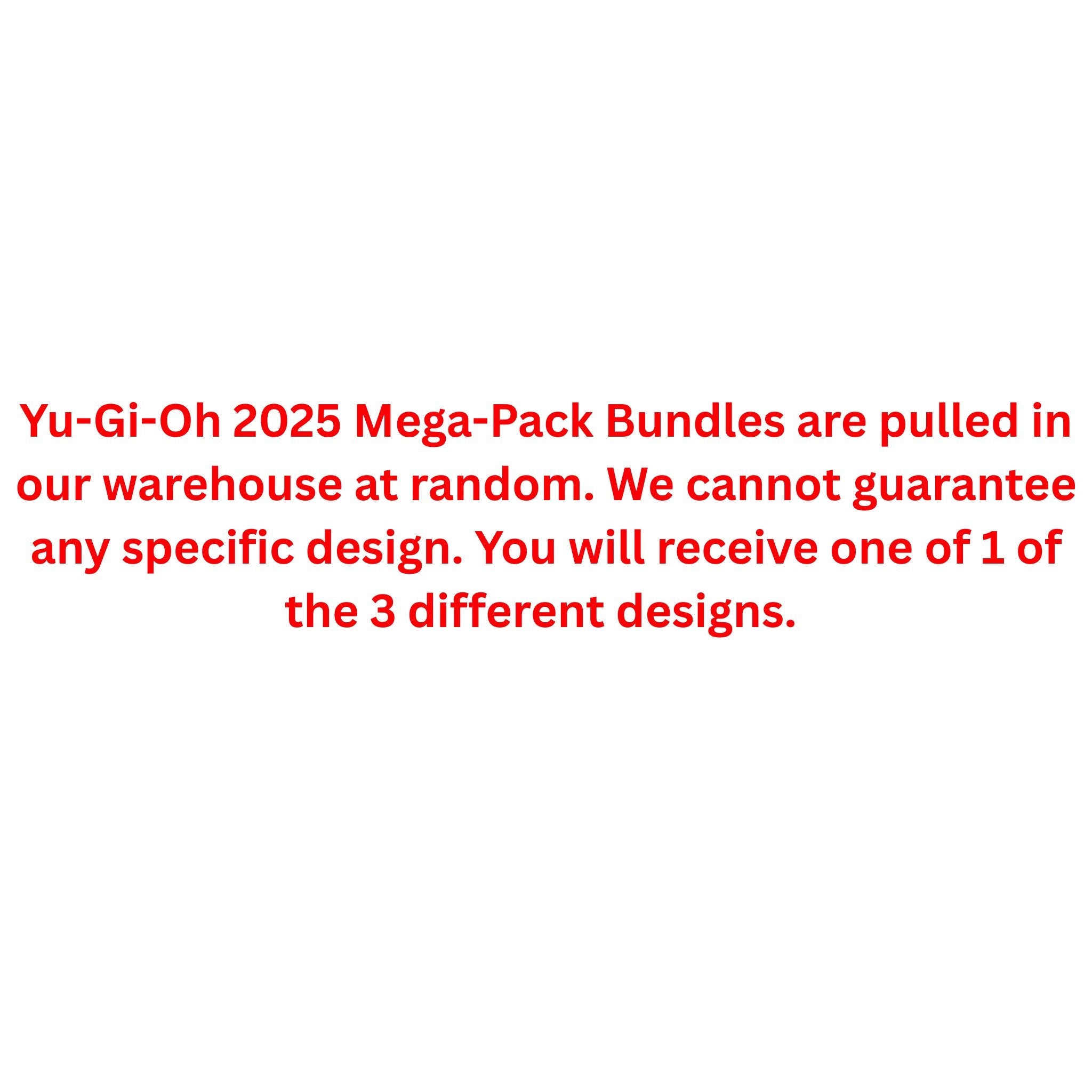 Yu-Gi-Oh 2025 Mega-Pack Bundle Tuck Box