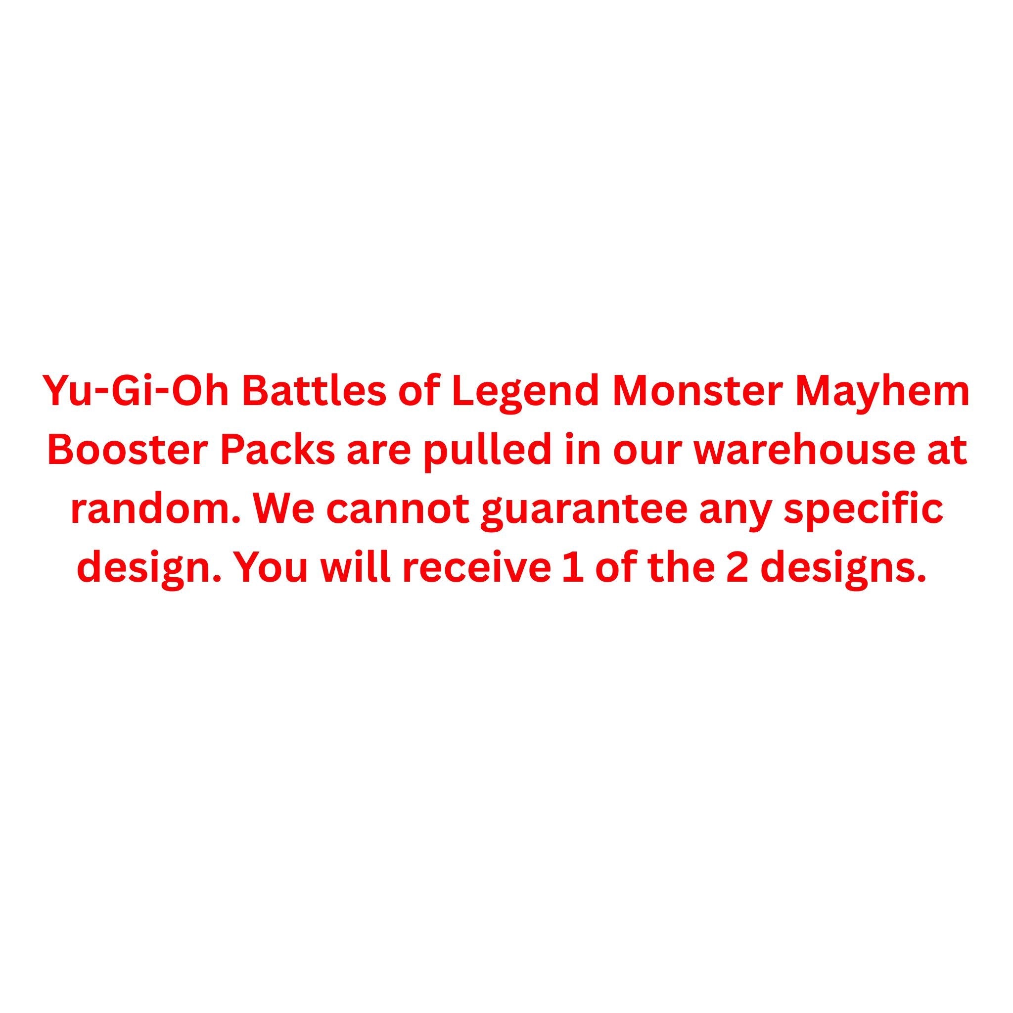 Yu-Gi-Oh Battles of Legend Monster Mayhem Booster Pack
