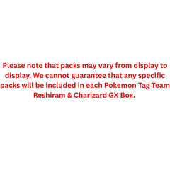 Pokemon Tag Team Reshiram & Charizard GX Box